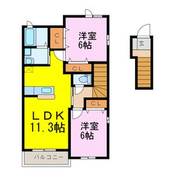 フェアリーの物件間取画像